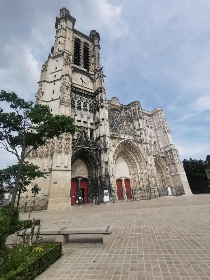 La Marmotte De La Cathedrale - Calme - Jardin Apartment Troyes Exterior photo